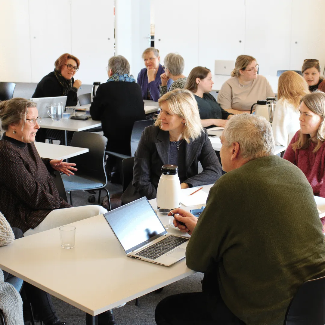 Members of a church working together