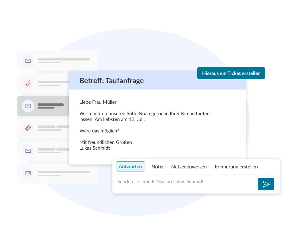 ChurchDesk Workflows delt indbakke og automatiseringer