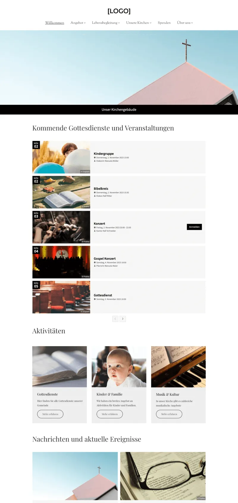 Preview of the Delta website design