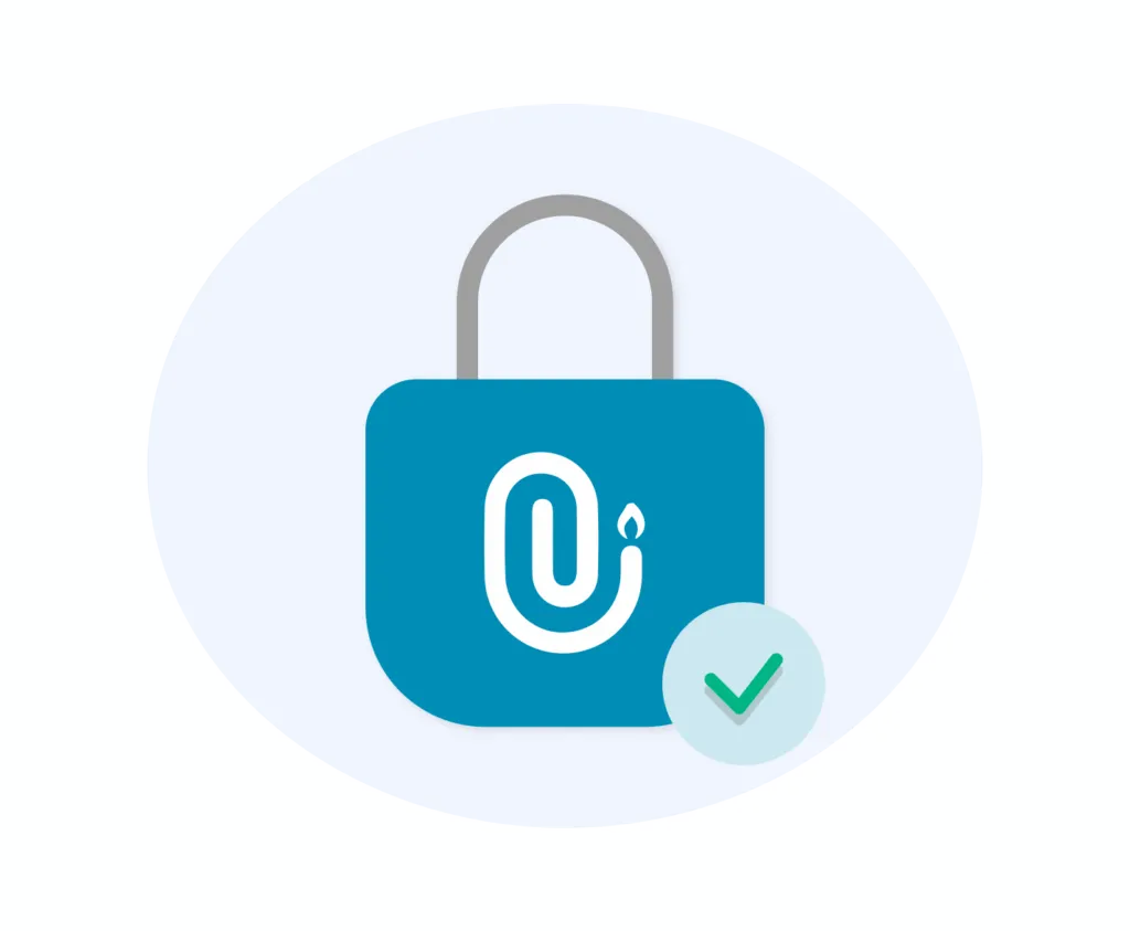 Illustration: a secure, data protection-compliant website with ChurchDesk